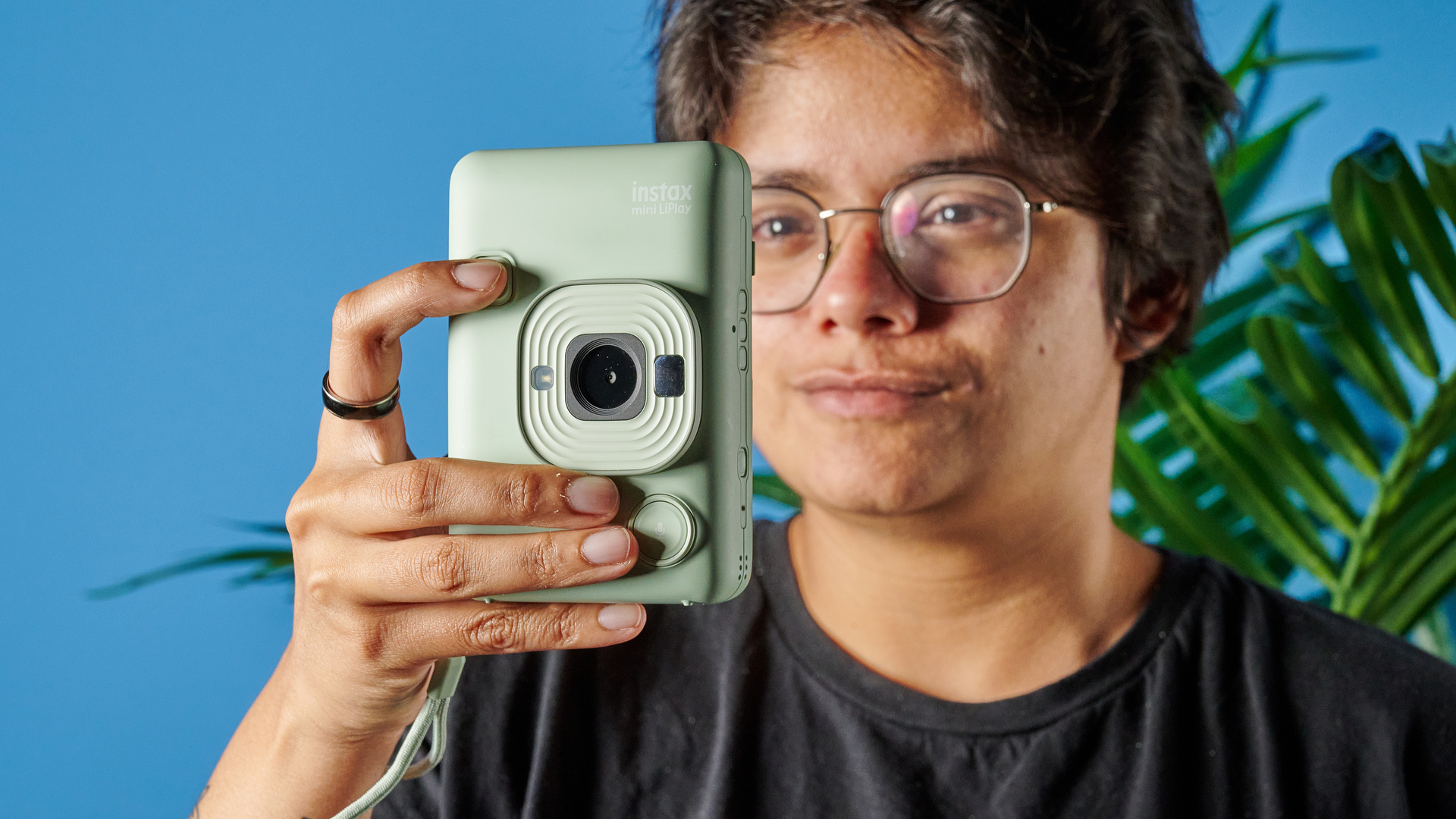 Matcha Green Fujifilm Instax Mini Liplay 2'si 1 arada Kamera ve Yazıcı
