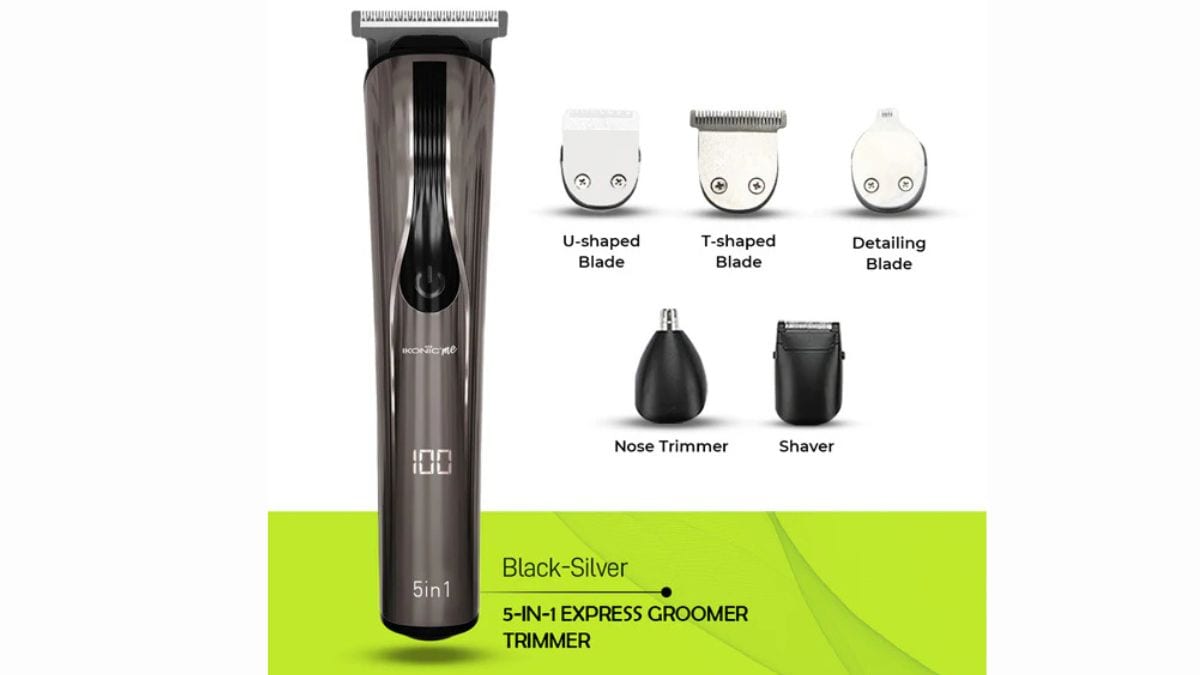Ikonic düzeltici Ikonic 5-In-1 Inpress Groomer düzeltici 