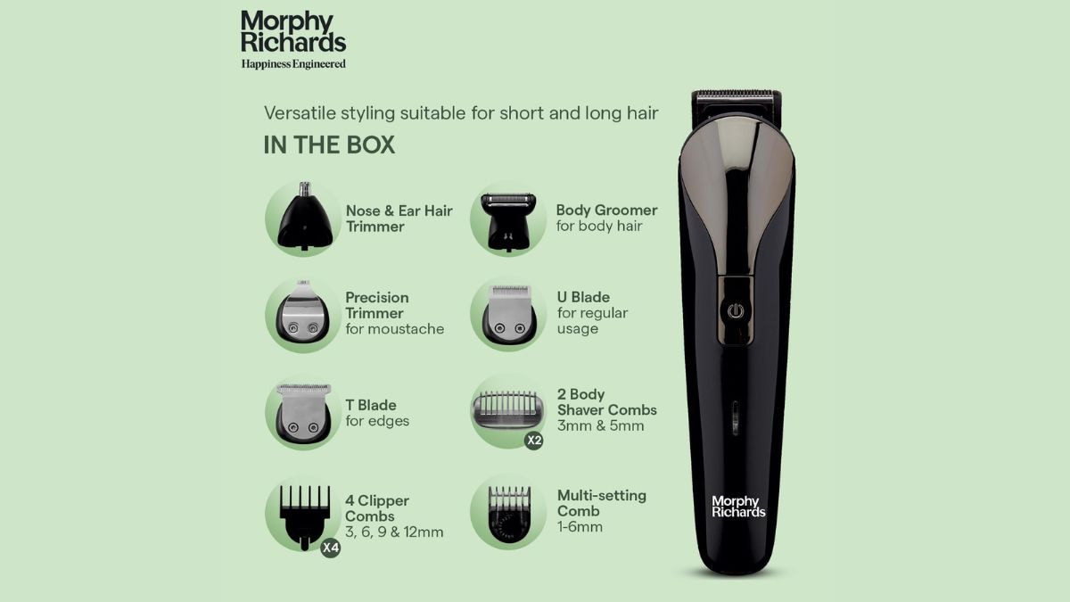 Morphy Düzeltici Morphy Richards Kingsman Pro BG3509 12-1 arada Vücut Damatçısı 