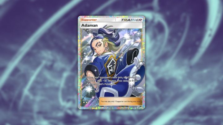 Pokemon TCG cebinde Adaman kartı.