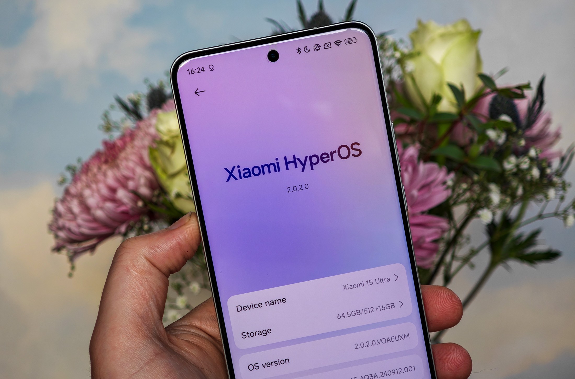 Xiaomi 15 Ultra Hyperos Bilgi Ekranının fotoğrafı.