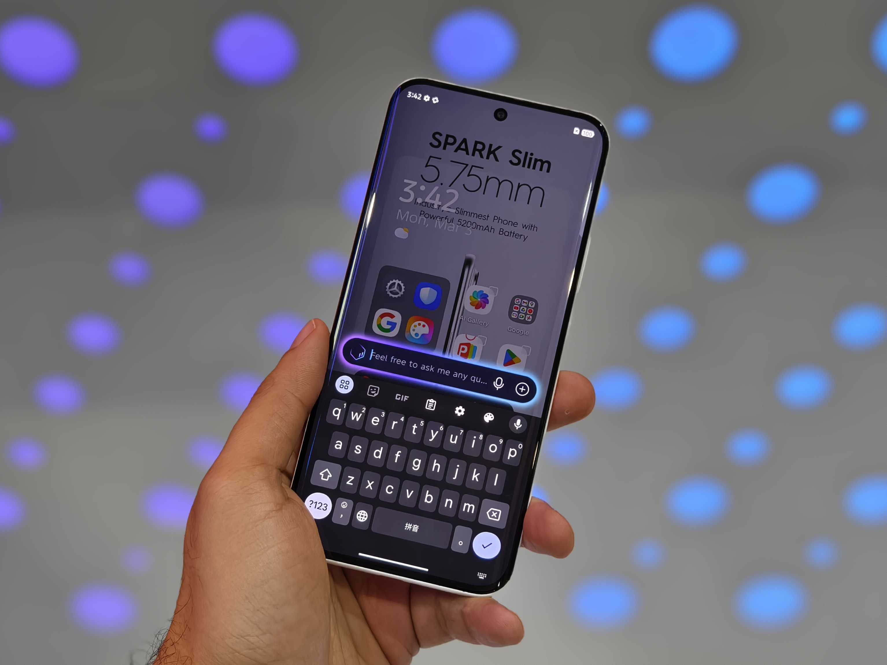 Tecno Spark İnce Ekran