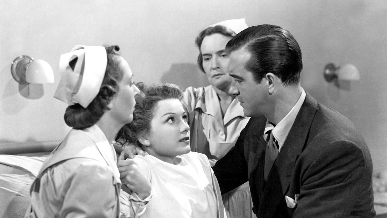 Anne Baxter ve John Payne, 'Jiletin Edge' de.