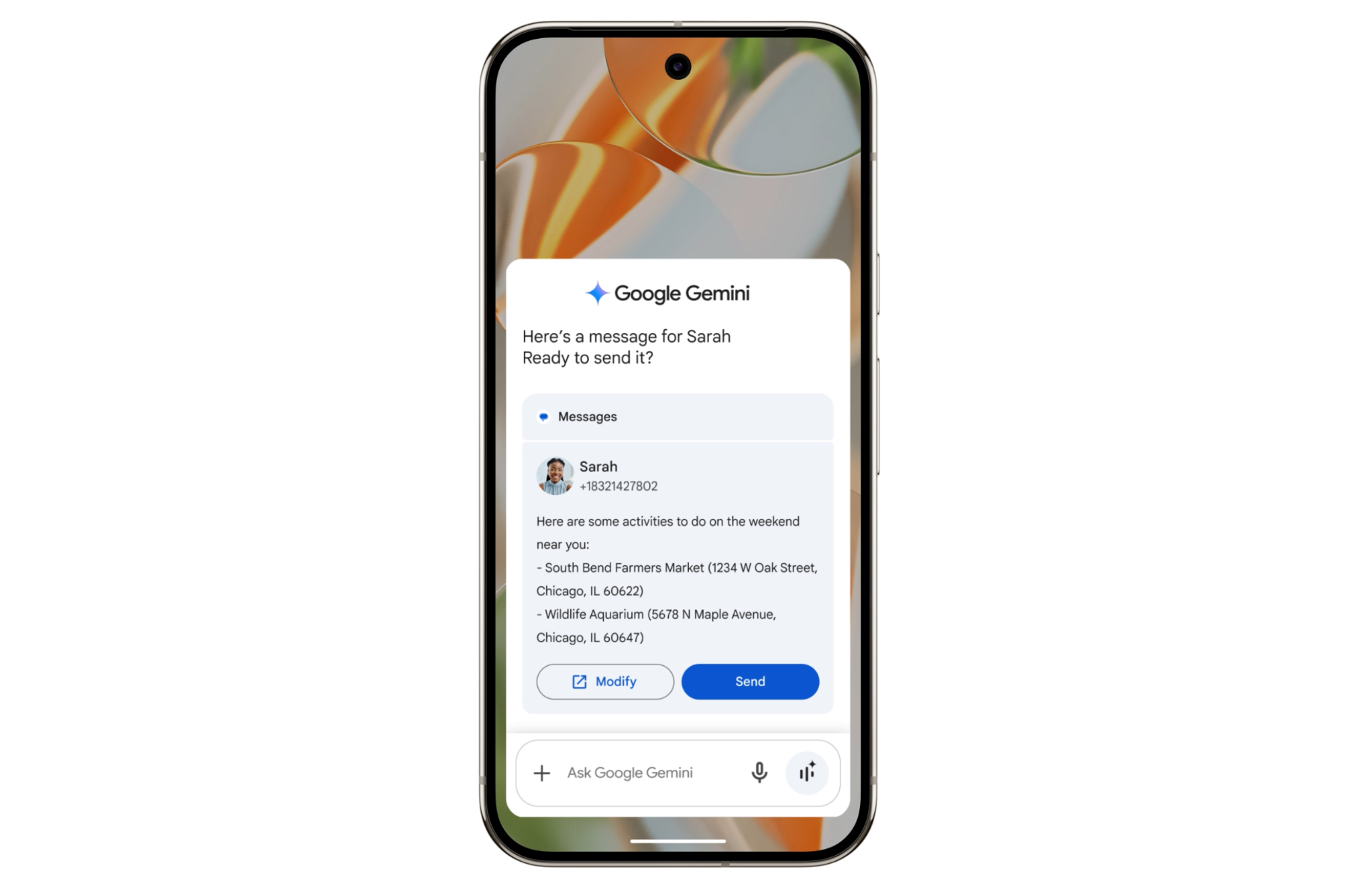 Google Gemini, tek bir istemi ile iki hizmette iş yapmak.