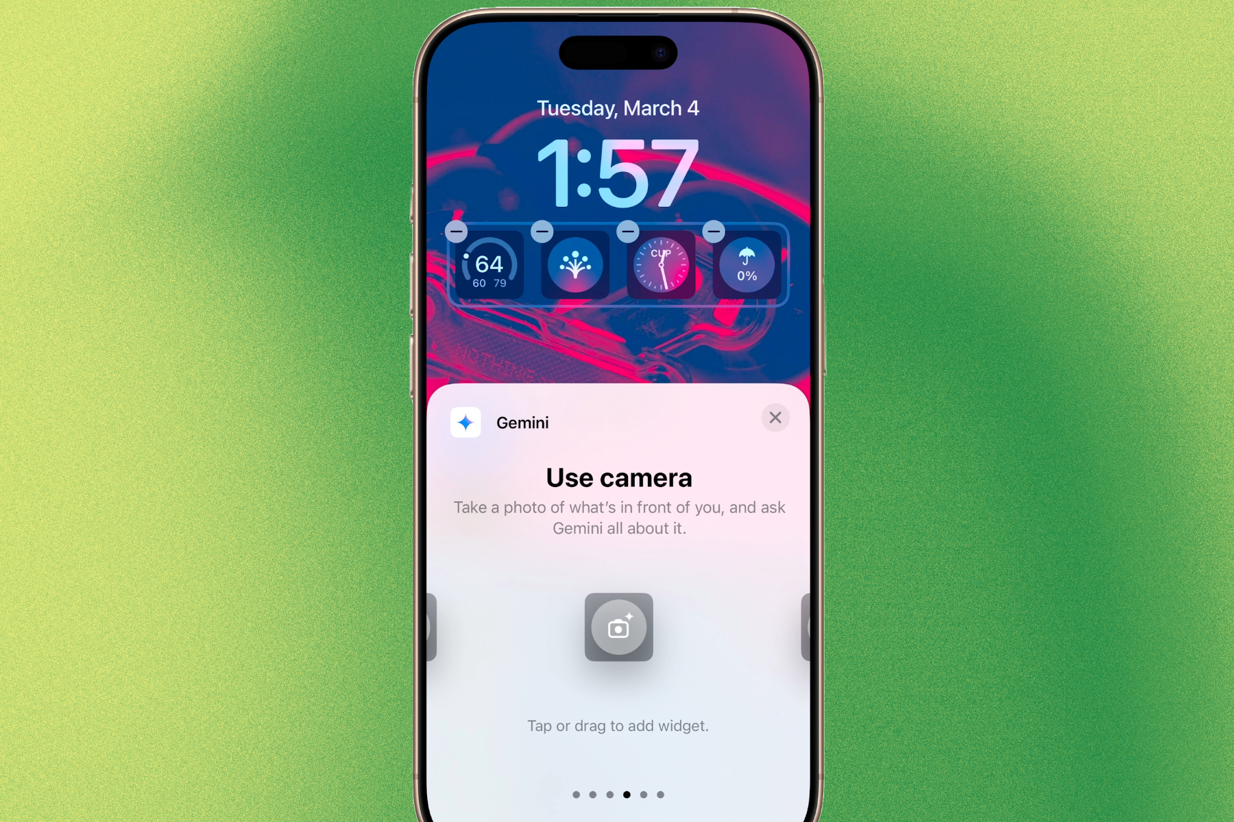İPhone için İkizler Kilit Ekran Widget.