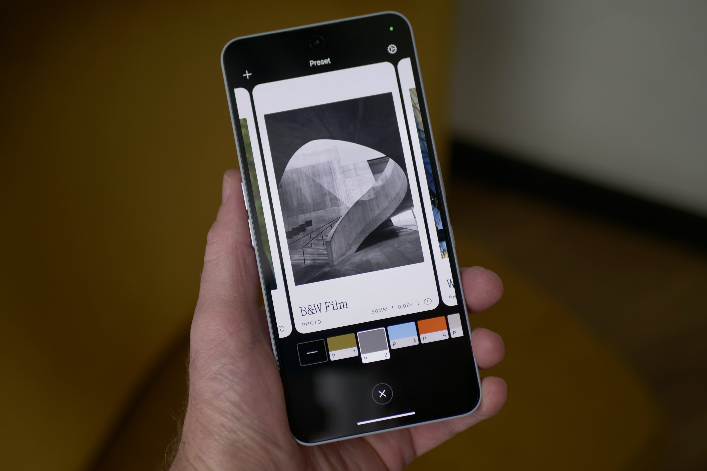 Hiçbir şey telefon 3A Profesyonel Filtre Ön Ayarları