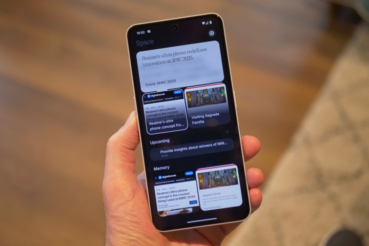 Hiçbir şey telefon 3A Prosers Essential Uzay Uygulaması.