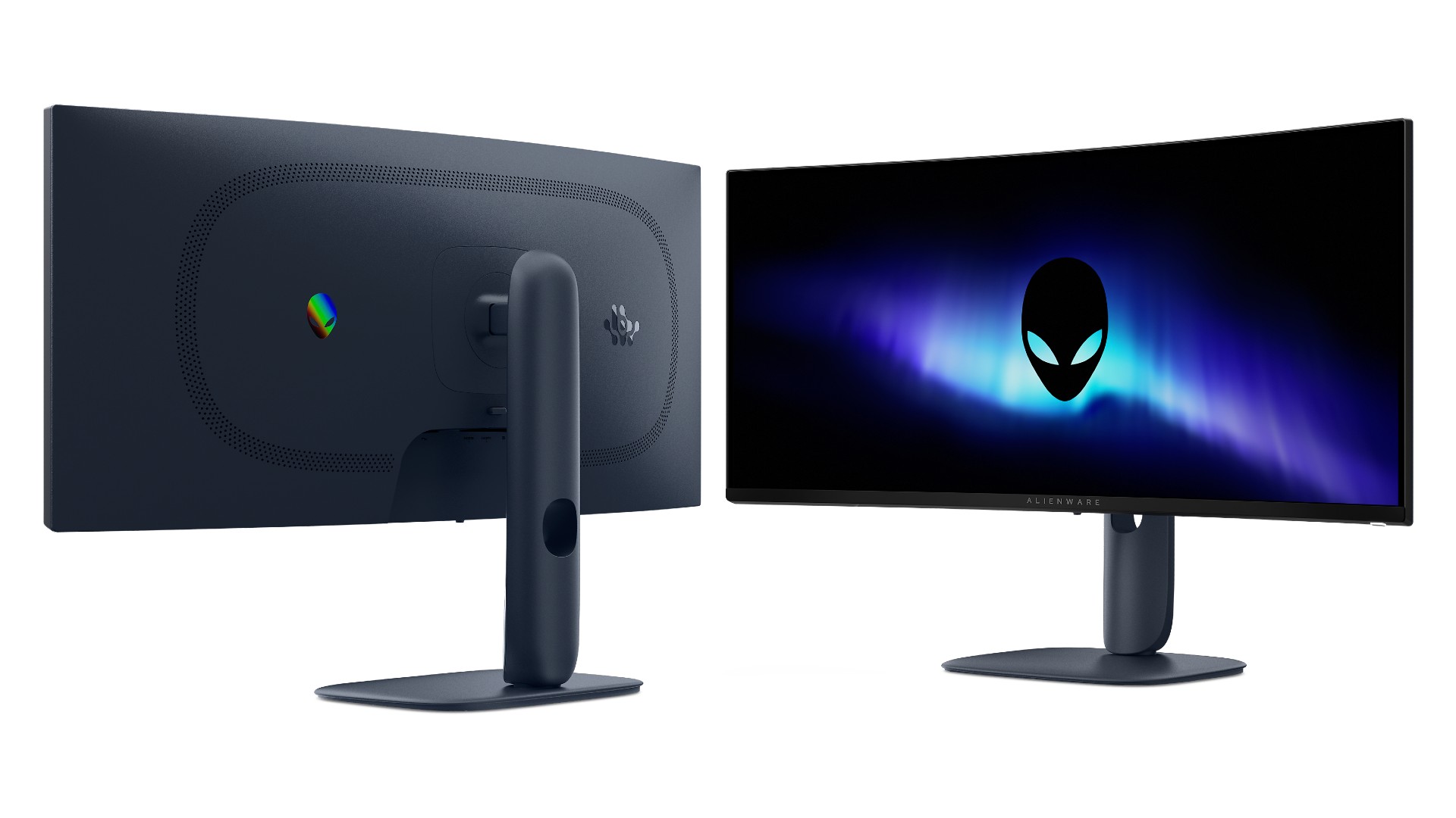 Alienware oyun monitörünün görüntüsü.