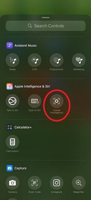 İOS 18.4 Beta 2 ile kontrol merkezine görsel zeka ekleyebilirsiniz. | Image Credit -Phonearena - Son iOS 18.4 Beta, şimdi erişebileceğiniz harika özelliklerle dolu