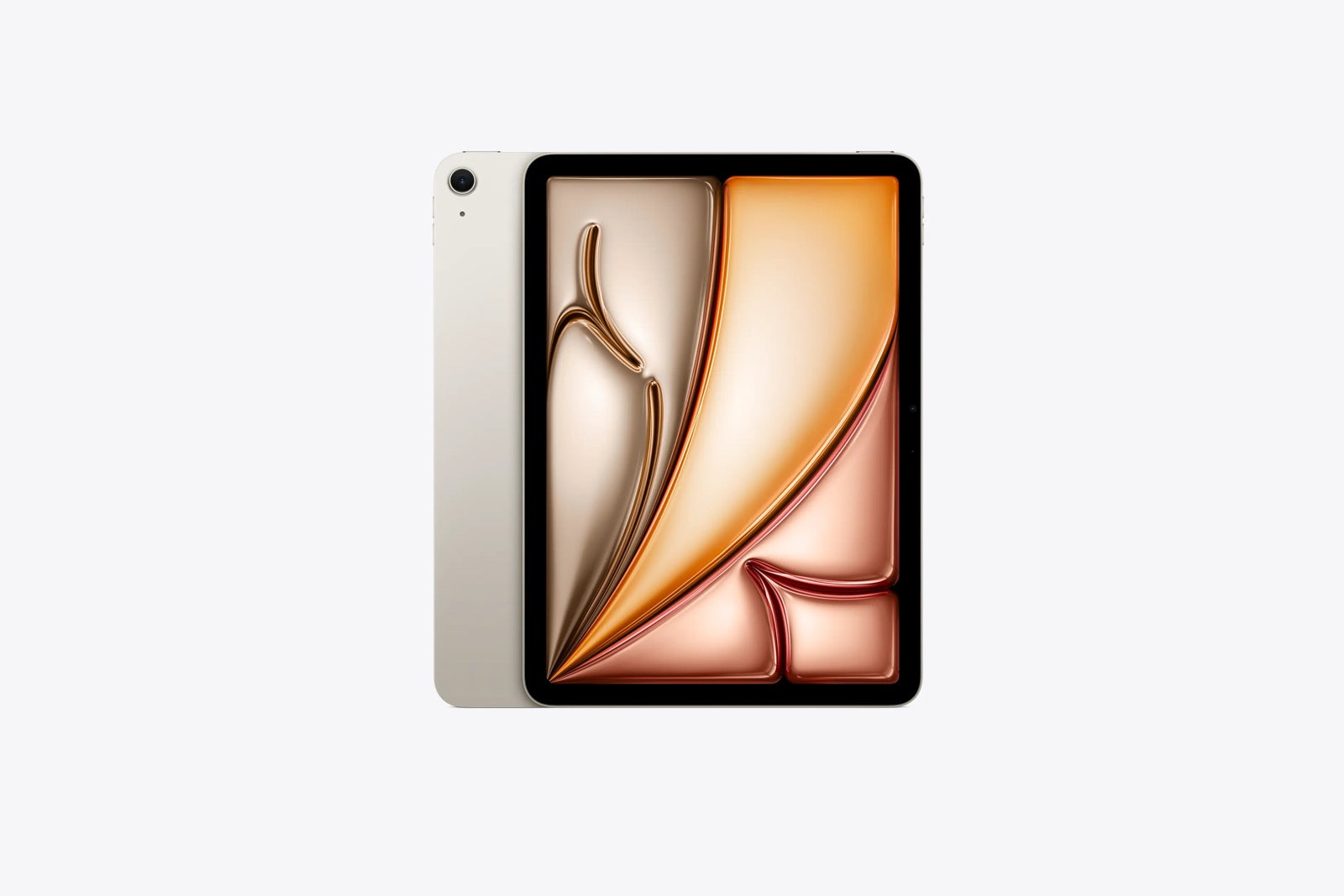 Starlight'ta iPad Air M3. | Resim Kredisi - Apple - iPad Air M3 Renkler: Tüm Resmi Tonlar
