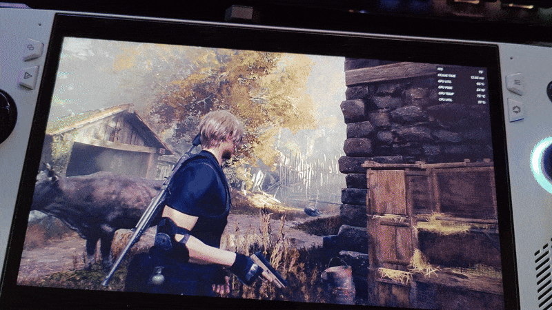 AFMF 2.1'i kullanarak Resident Evil 4 Remake of GIF