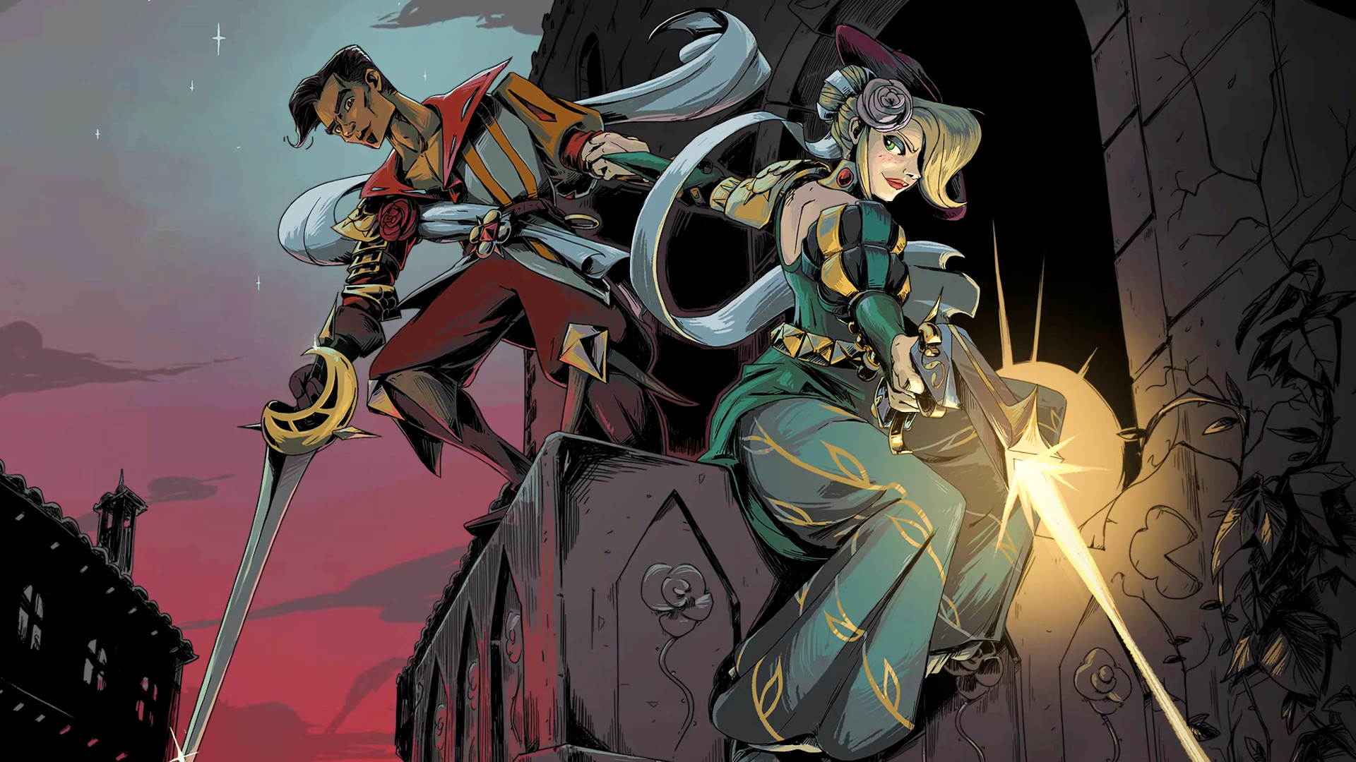 Ravenswatch-Romeo-ve Juliet-Free-DLC Ravenswatch - Yeni karakterler Romeo ve Juliet.