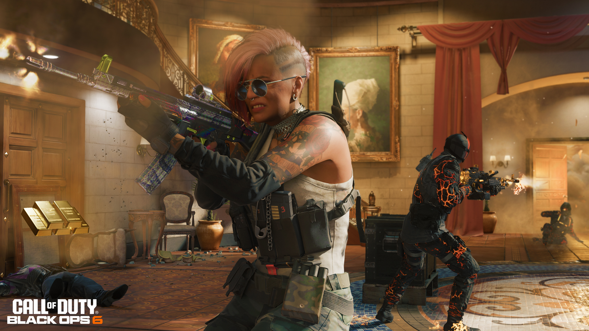 Call of Duty: Black Ops 6 Sezon 1 ekran görüntüleri ve çok oyunculu harita detayları.