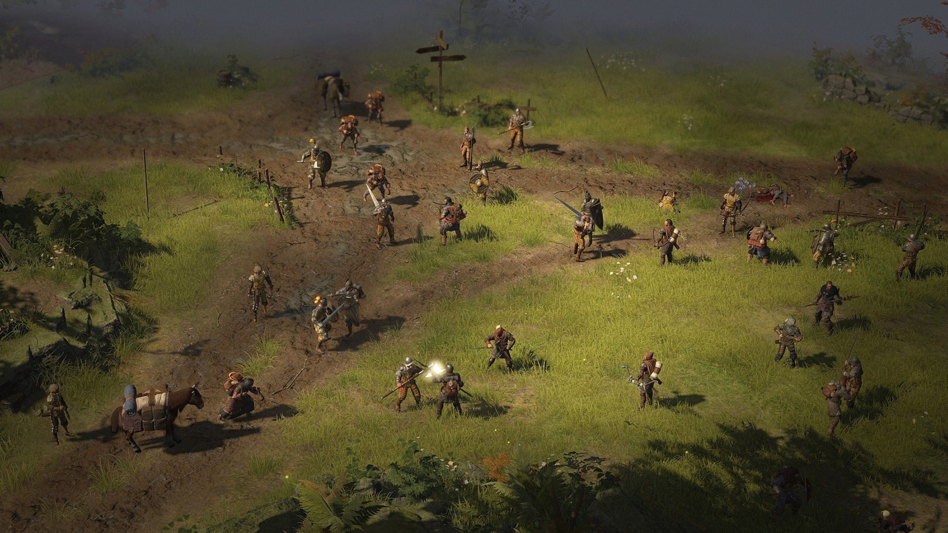 Wartales-New-Battle-Maps-Edoran-Plains Wartales - Ortaçağ RPG'sinde bir yol boyunca büyük ölçekli bir kavga.
