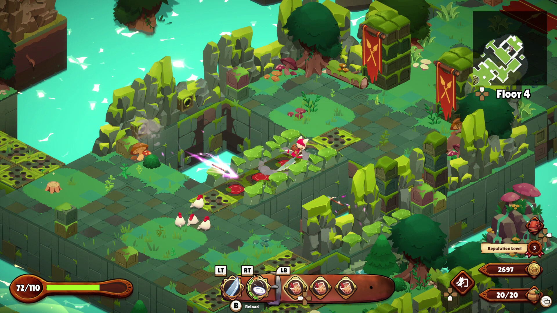 Cuisineer, izometrik bir roguelike'nin çılgınca eylemi ile rahat yönetim sim oyununu püreler.