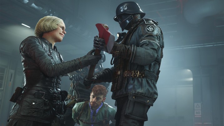 Bir Nazi, Wolfenstein 2'de Balta Bir Baltalar 2