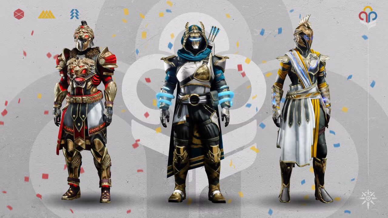 Yeni Guardian Games 2025 zırh süs setleri