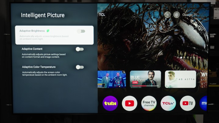 TCL Uyarlanabilir Parlaklık
