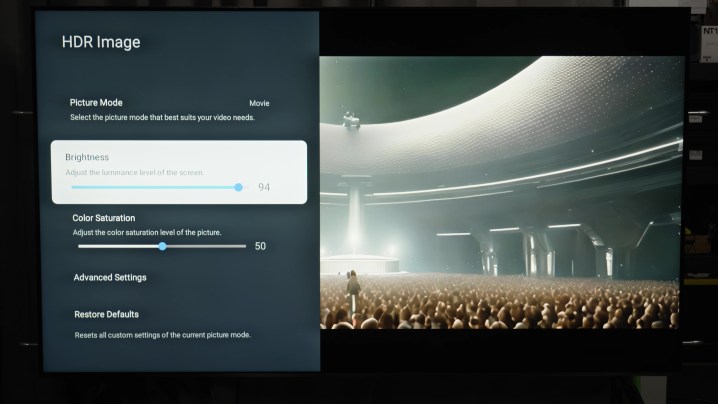 TCL HDR Parlaklık Ayarı