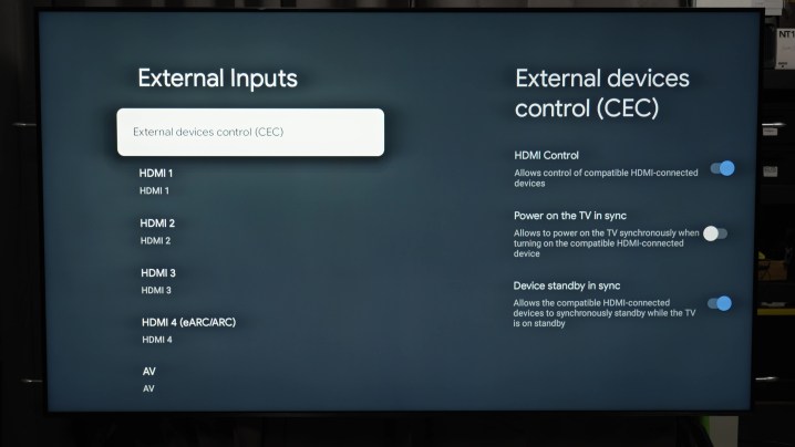 TCL CEC ayarları