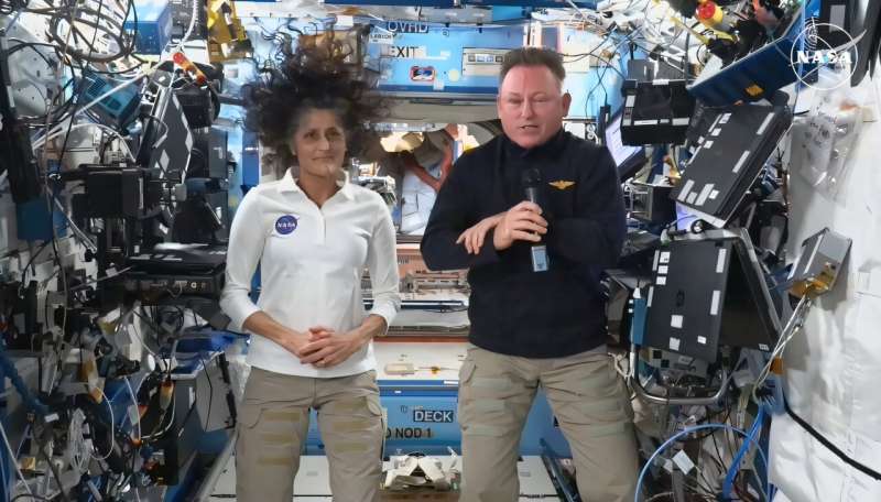 NASA Duo Butch Wilmore ve Suni Williams, Boeing Starliner uzay aracından sonra Haziran ayından bu yana ISS'de sıkışmışlar, kızlık mürettebatını geliştiren tahrik sorunları geliştirdi ve onları geri uçurmaya uygun görülmedi