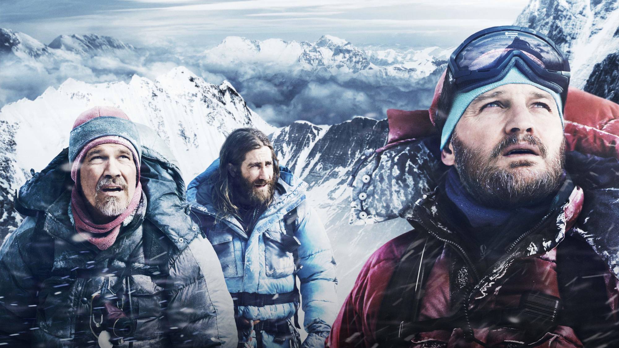 Josh Brolin, Beck Weathers, Jake Gyllenhaal Scott Fischer ve Jason Clarke Rob Hall olarak