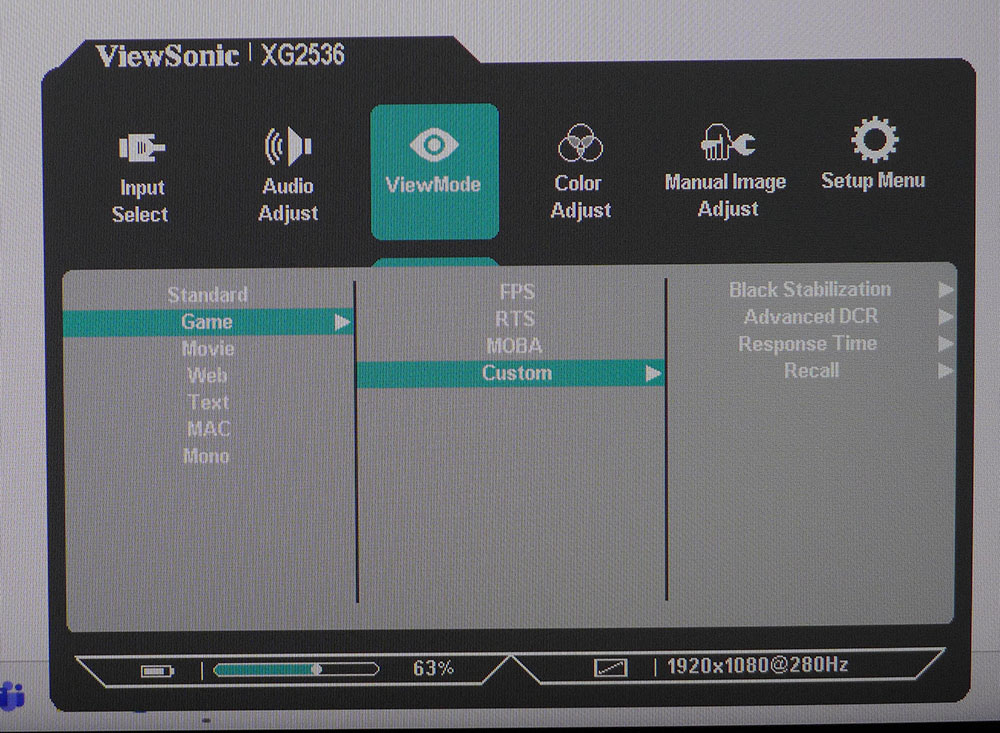 ViewSonic XG2536