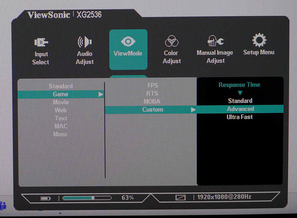 ViewSonic XG2536