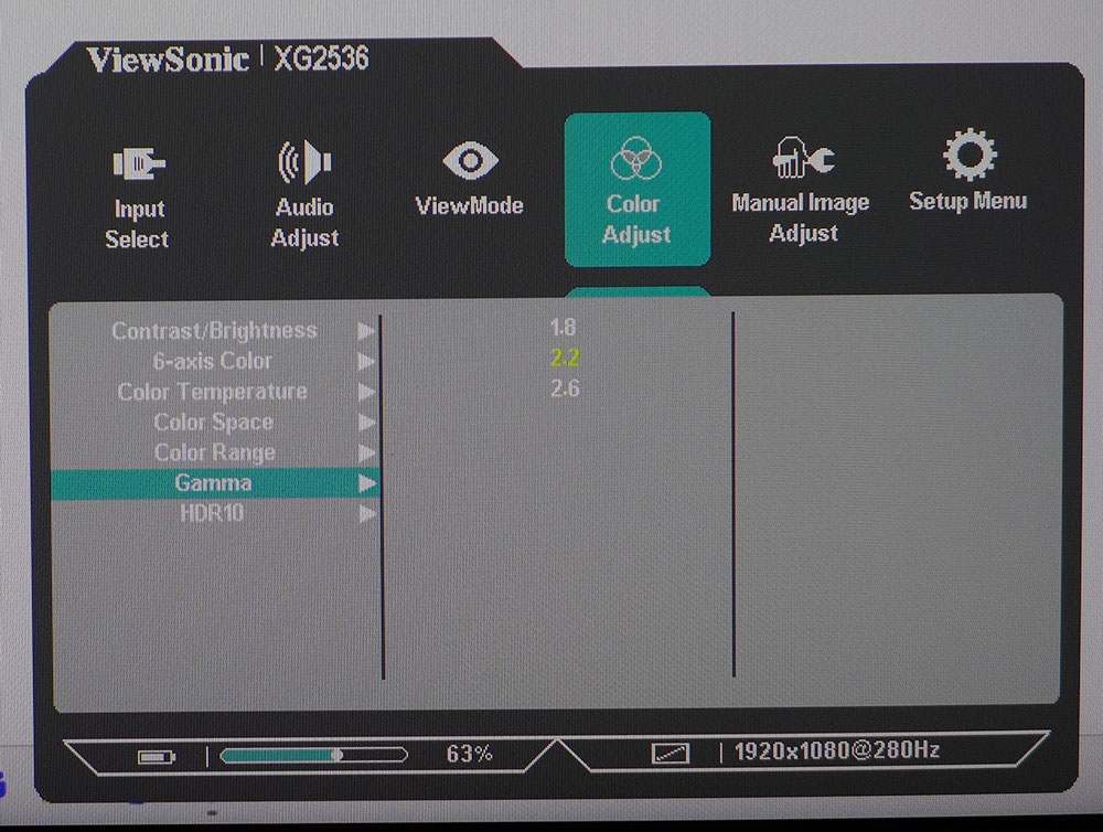 ViewSonic XG2536