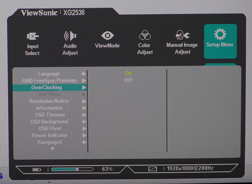 ViewSonic XG2536