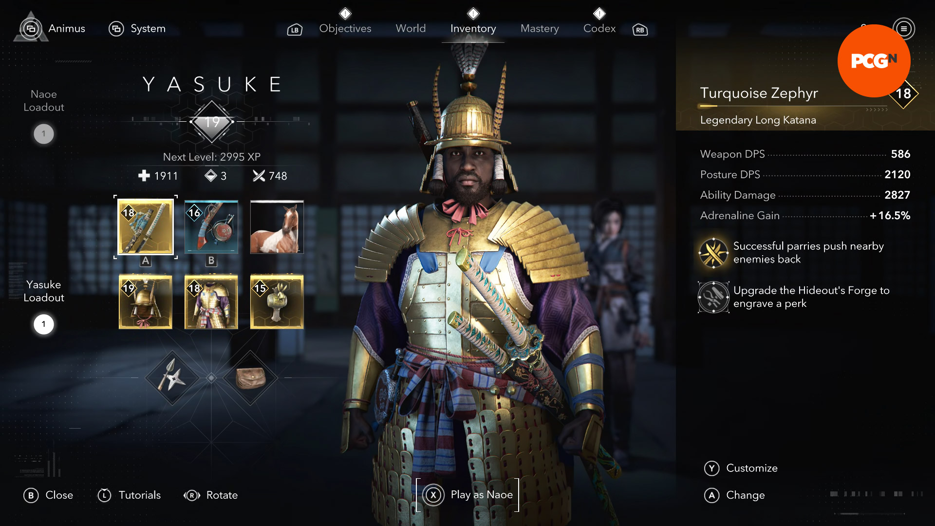 Suikastçılar-Kıyafetler-Builds-Best-But-Yasuke-Ey-Eynly oyun Assassin's Creed Shadows Erken Oyun İçin En İyi Oluşturuyor: Yasuke'nin En İyi Erken Oyun Yapısı