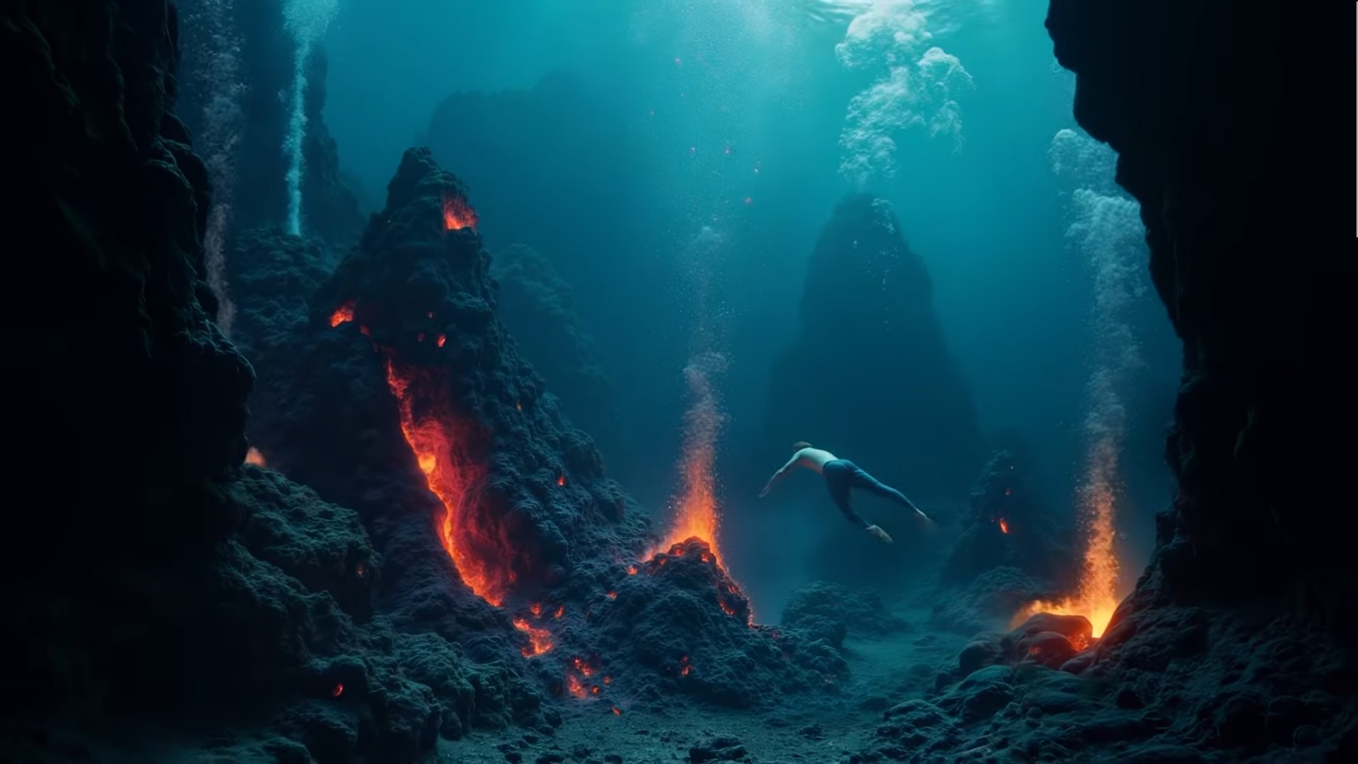 Ark: Aquatica fragman ekran görüntüleri üretici yapay zeka vurgulamak