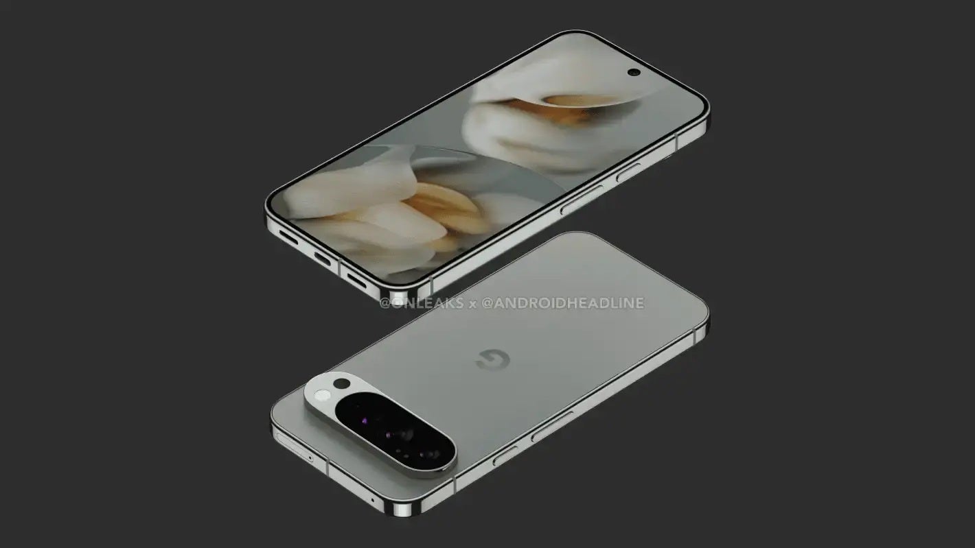 Google Pixel 10 render. - Yeni doğan Pixel 9A, aklı başında tasarıma geri döner ve 2026'da Pixel 11 de olmalıdır