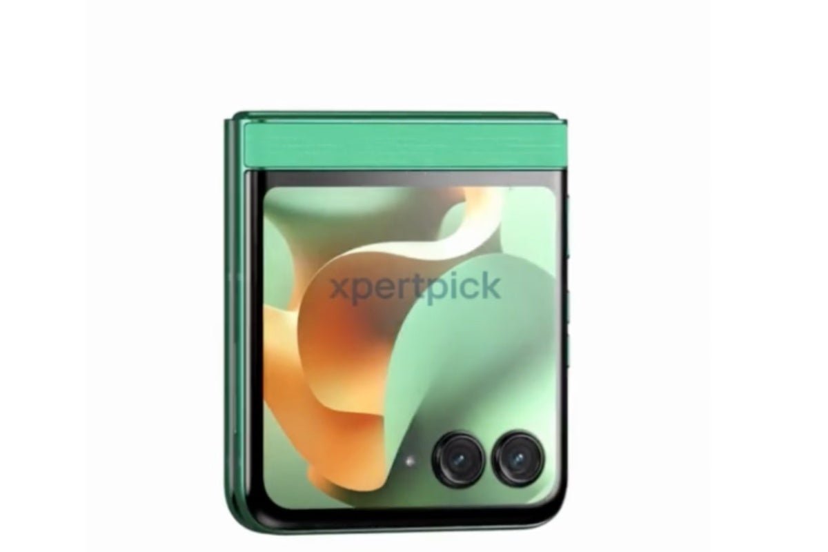 Sızan Motorola Razr 60 Bahar Bud Rengi
