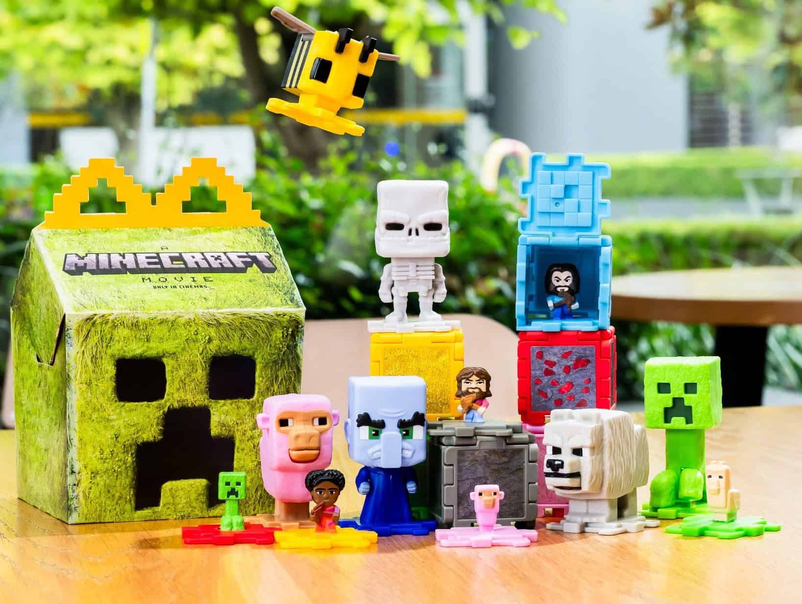 Bir Minecraft Movie Happy Meal_full Oyuncaklar Seti - Dışyhaven McDonald's