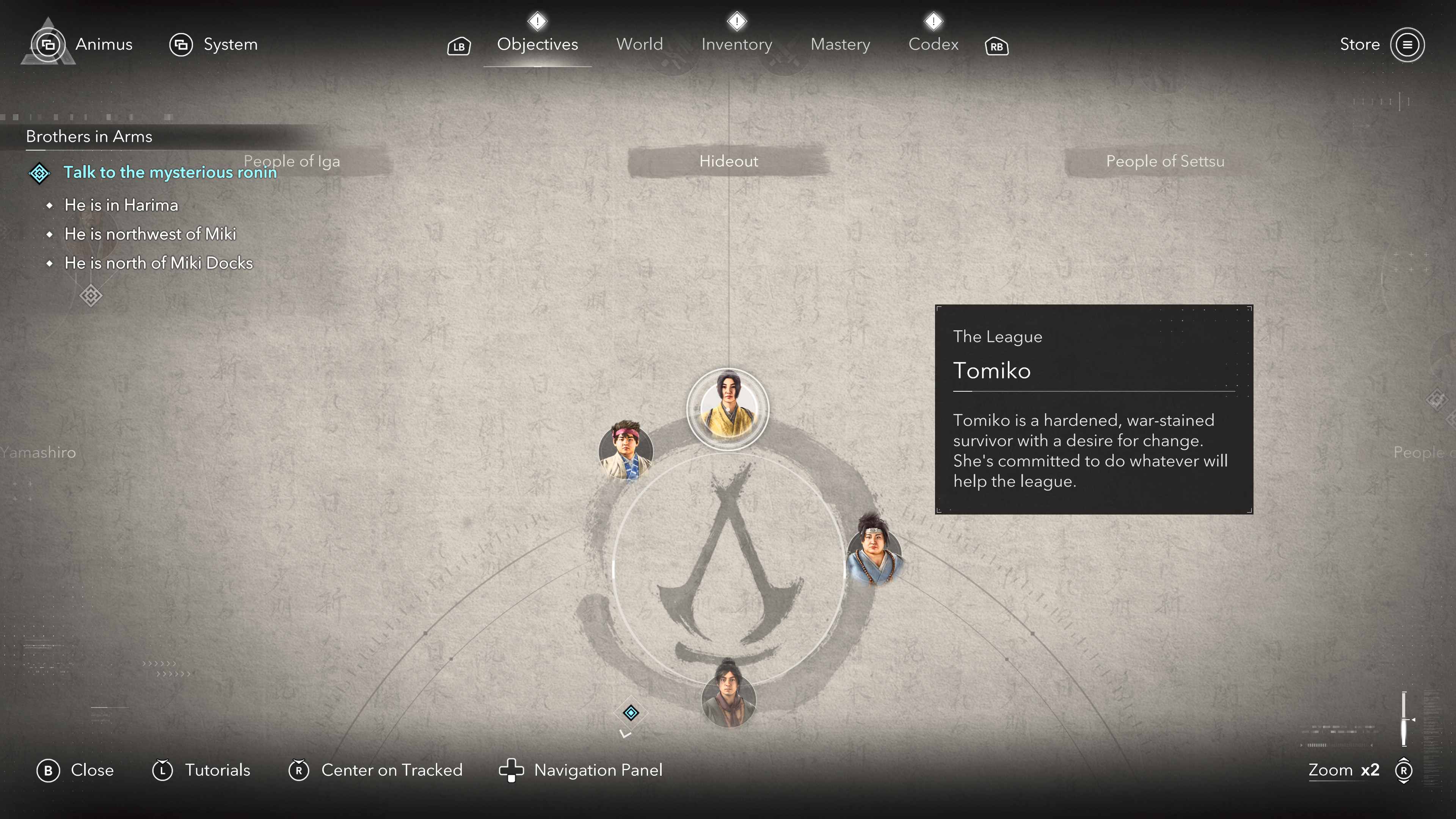Xbox Serisi X'teki Assassin's Creed Shadows ekran görüntüsü.