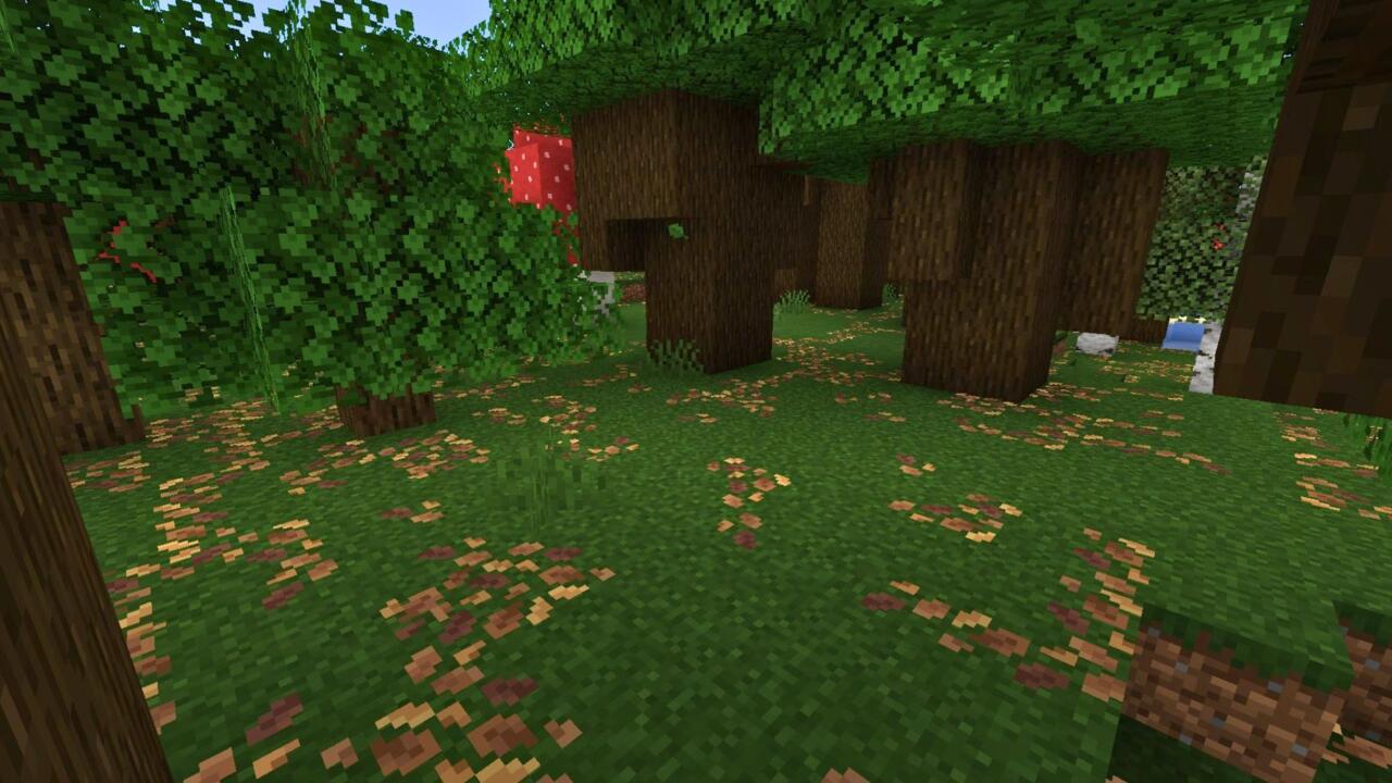 Minecraft Yaprağı Çöpü yeni bir dekoratif blok