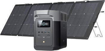 EcoFlow Delta 2 + 220W Güneş Paneli: 600 $ KAPALI