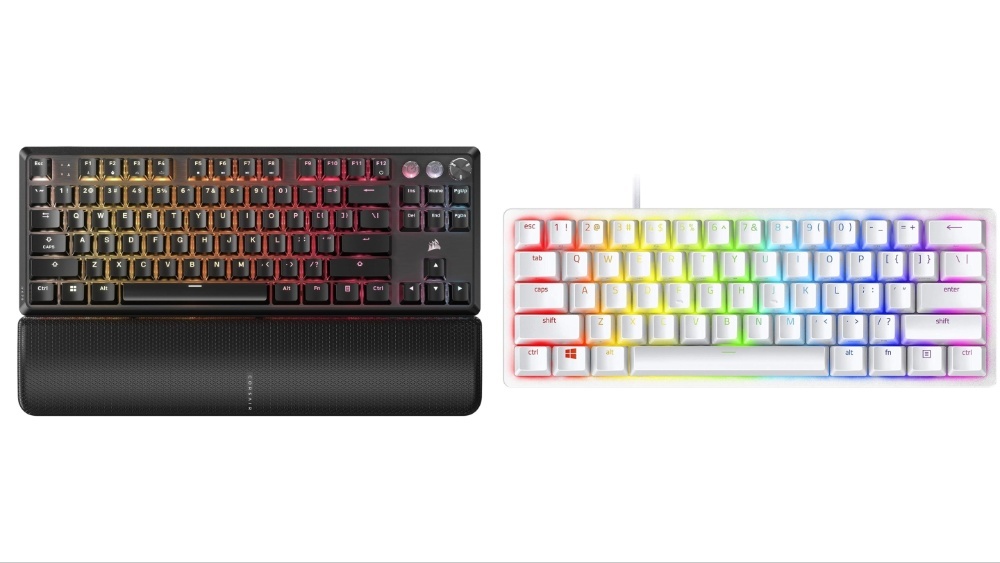 Corsair ve Razer klavyeleri