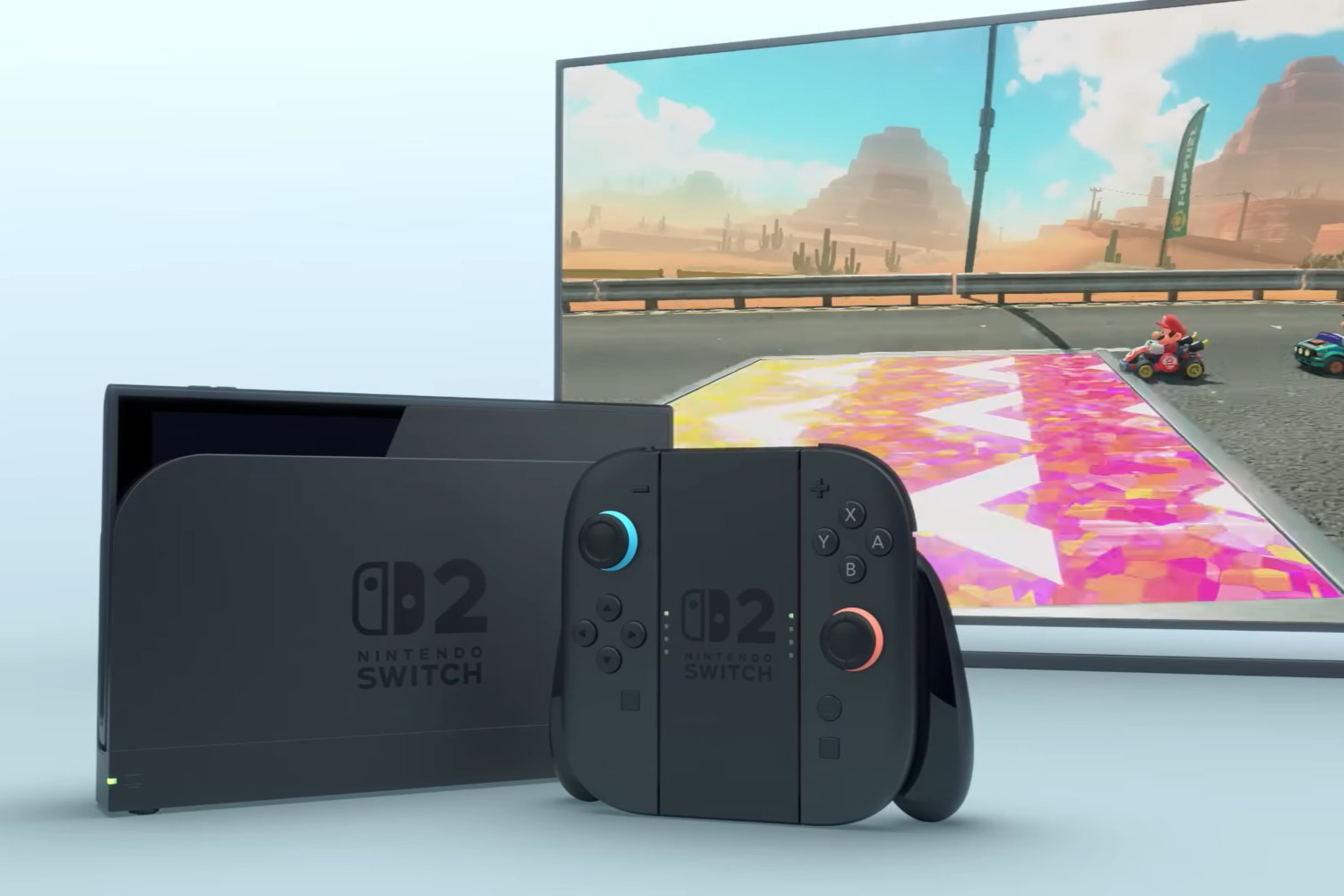 Nintendo Switch 2 Konsol Denetleyicileri ve TV 2