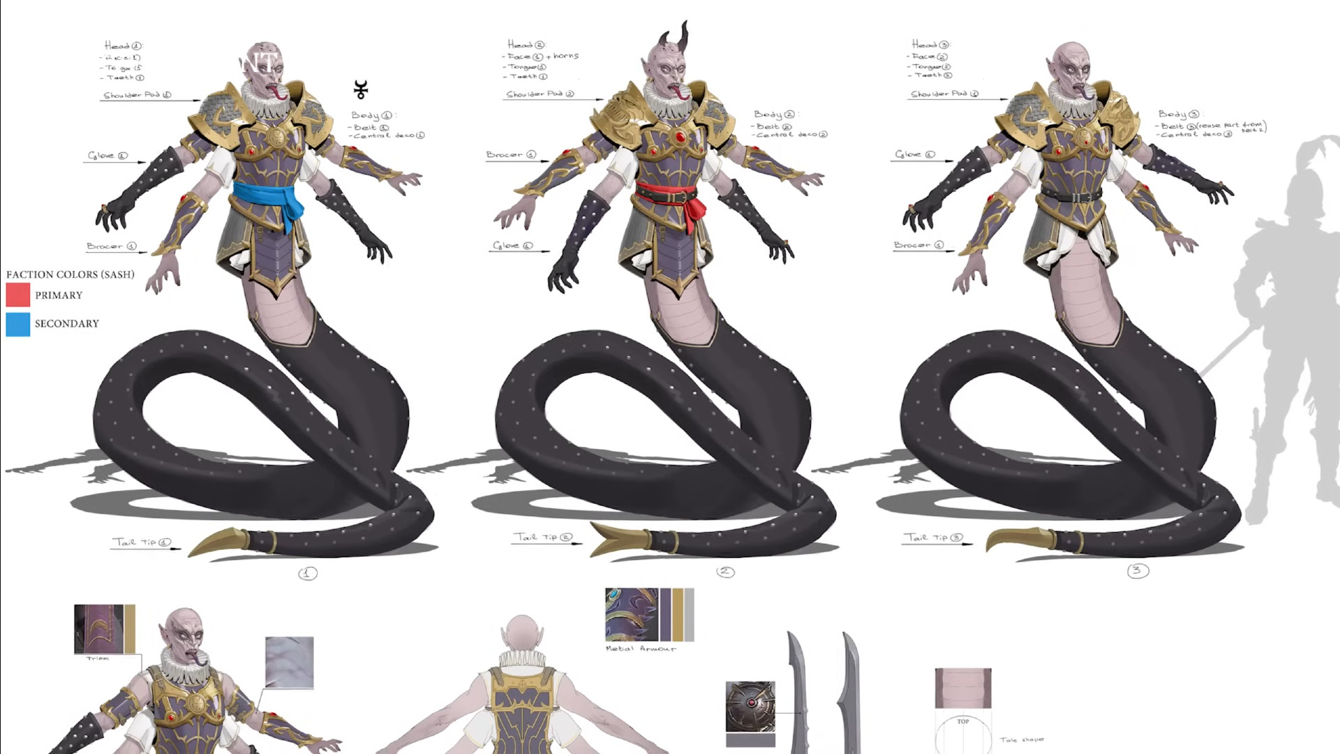 Toplam Savaş-Warhammer-3-Yeni Birim-Slaanesh-Concept-Art-Art Total War Warhammer 3 - Slaanesh Kavram Sanatının Şampiyonu.