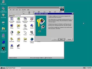 Windows 95 Kullanıcı Yapılandırması