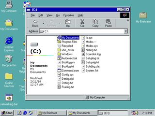 Windows 98 Belgelerim klasörüm