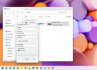 Windows 11 Biçim Aracı