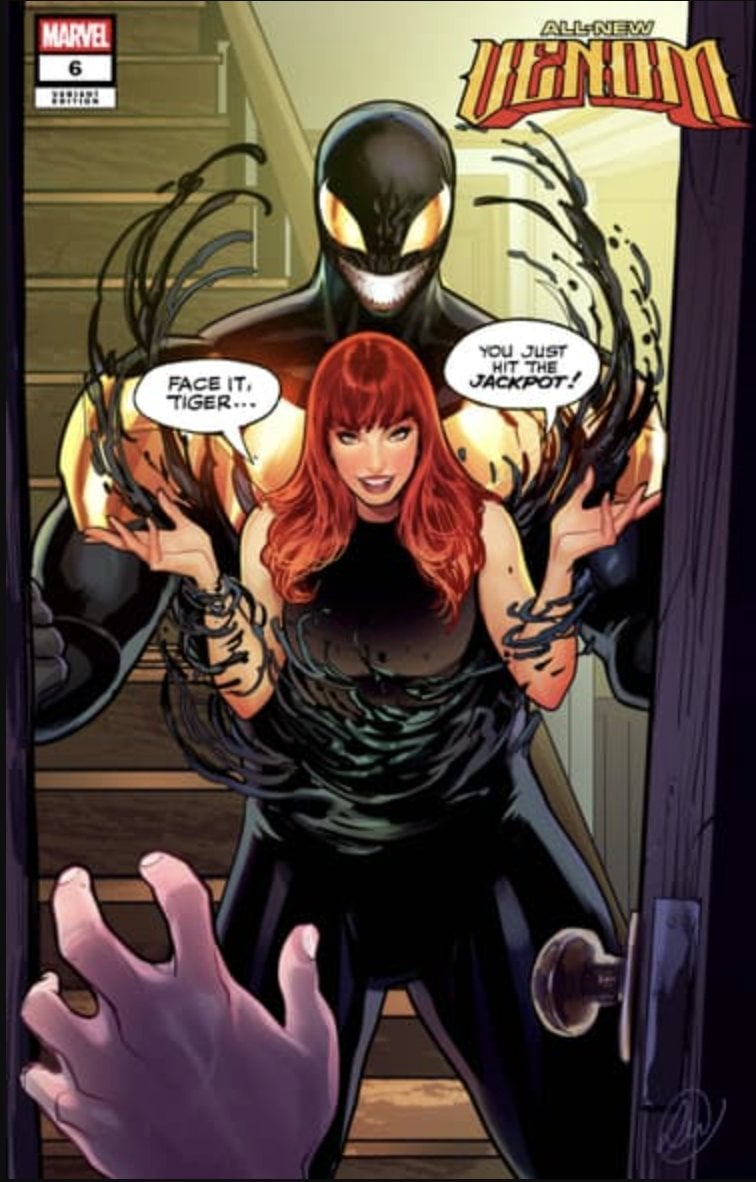 Mary Jane Cover Venom Duo