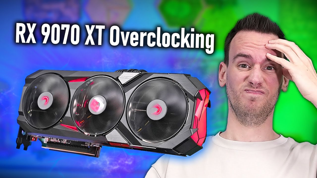 RX 9070 XT: Alt -lanma etkileyici, ancak OC tamamen kırıldı - YouTube