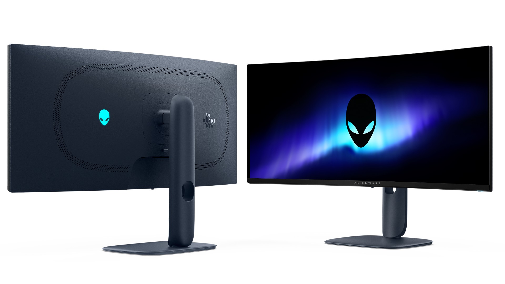 Alienware oyun monitörünün görüntüsü.