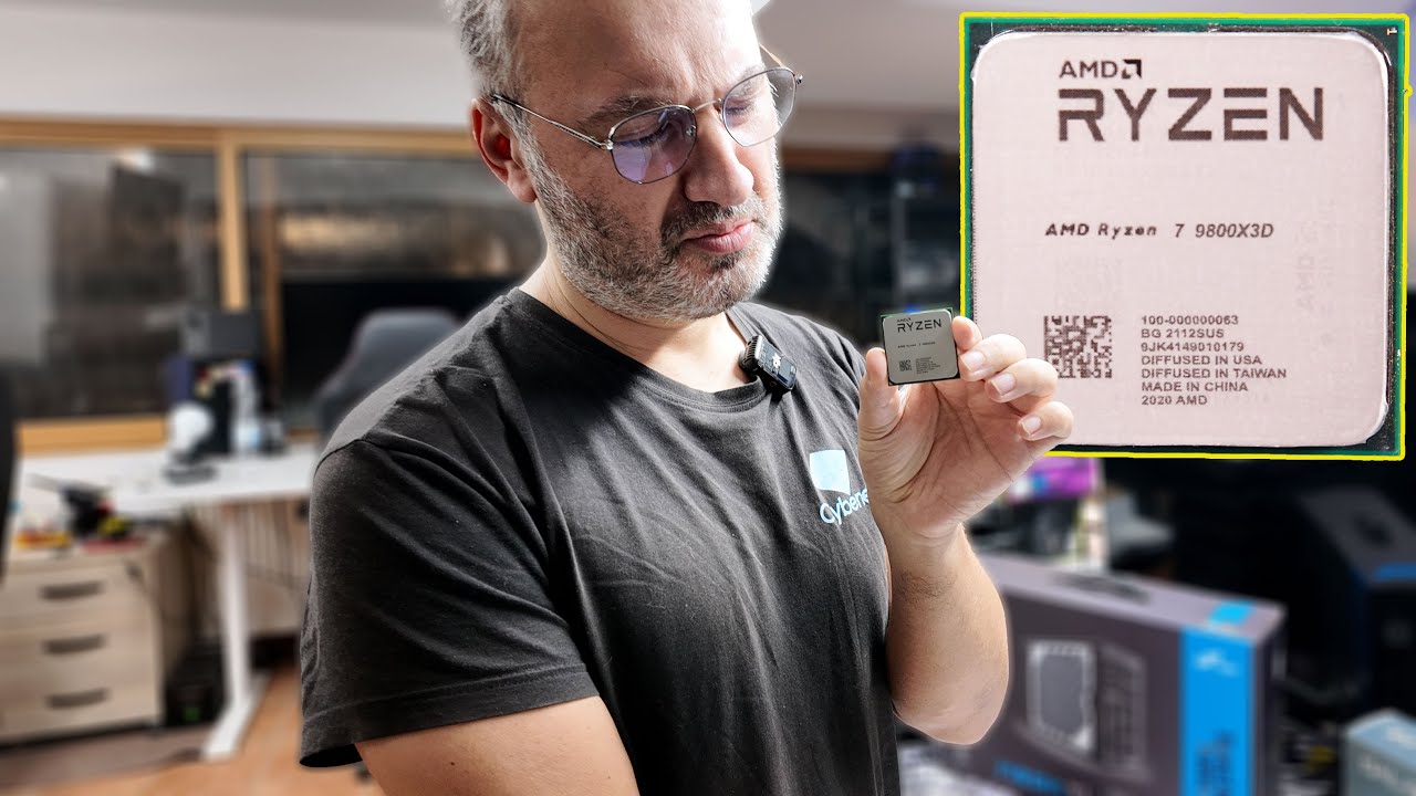 Amazon bana sahte bir amd ryzen 7 9800x3d sattı !! - YouTube