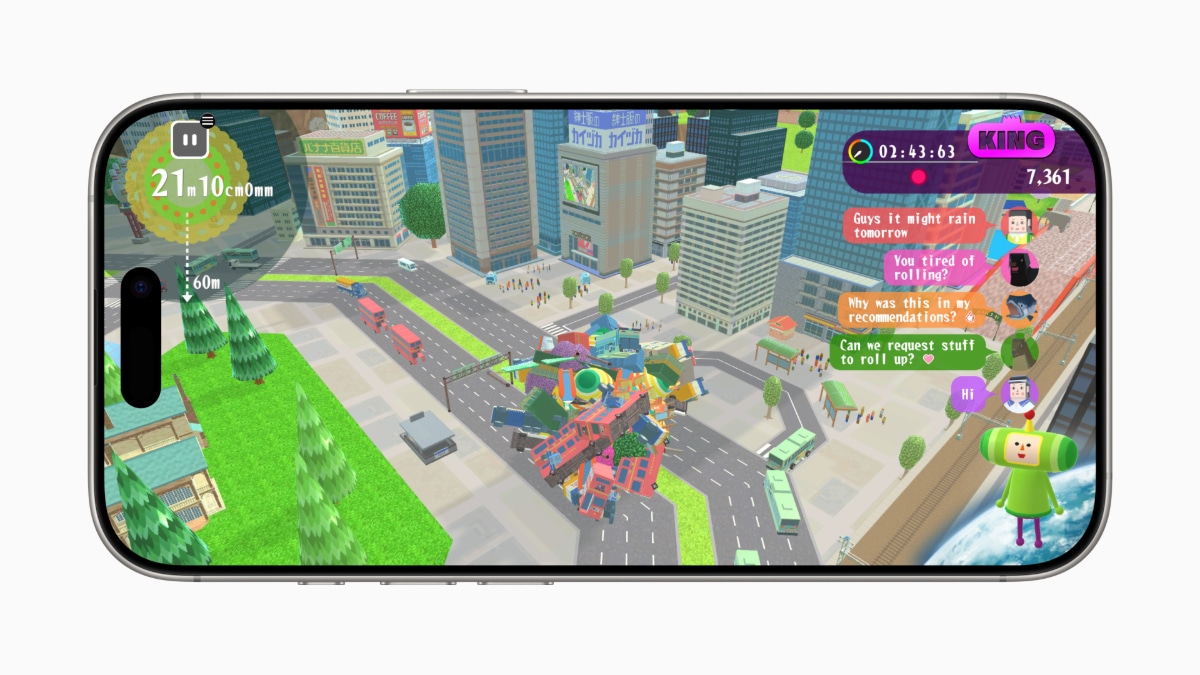 Apple Arcade Katamari Damacy Rolling Live Apple Arcade