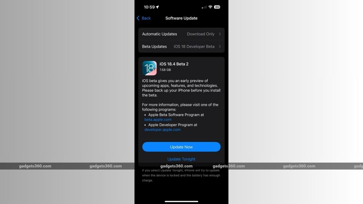 iOS 18 4 Beta 2 iOS 18.4 Beta 2